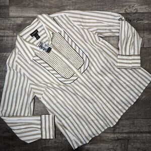 Lane Bryant Long Sleeve Button Down Top Size 18/20